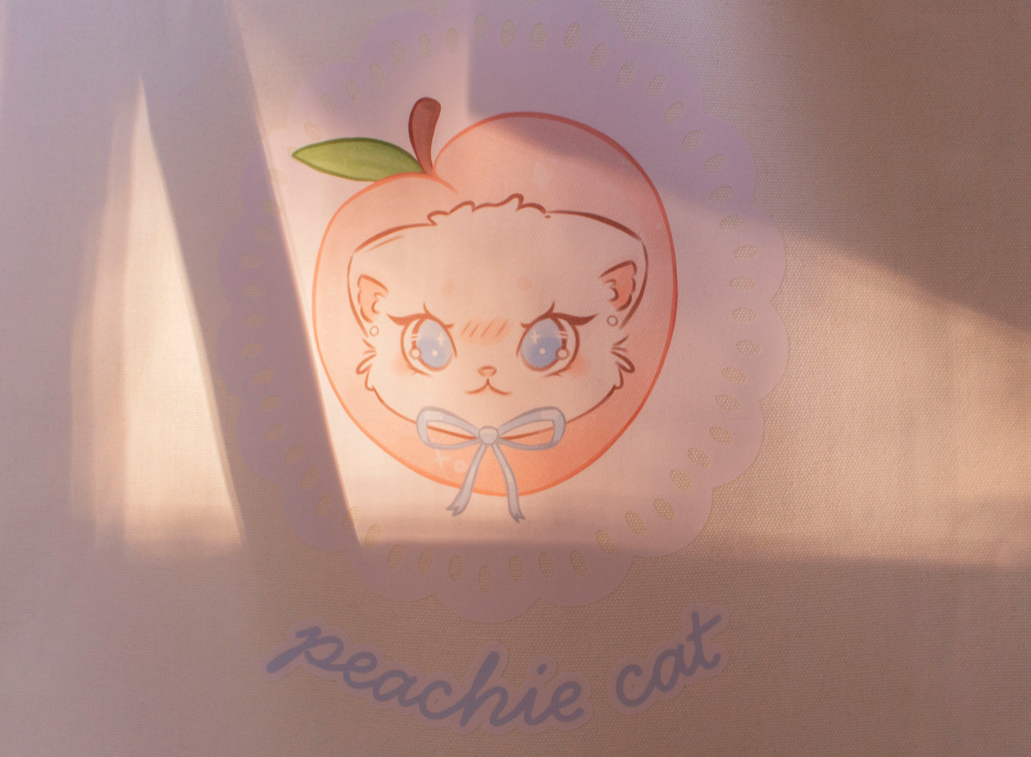 Peachie Cat Tote