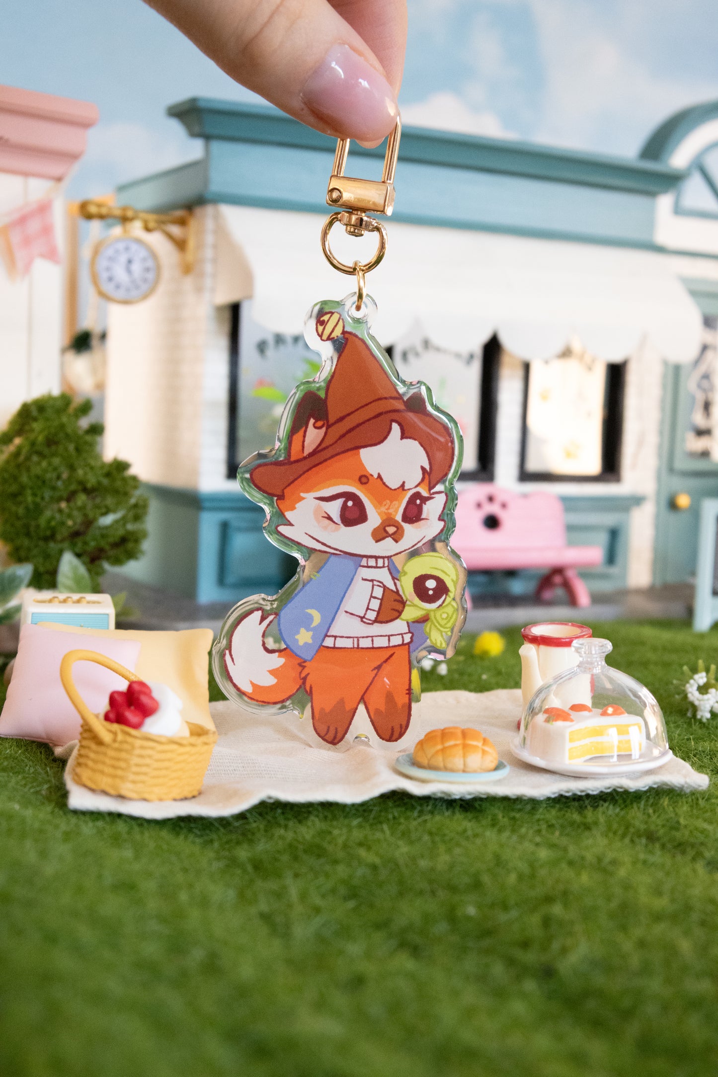 Sybil Fox Acrylic Keychain