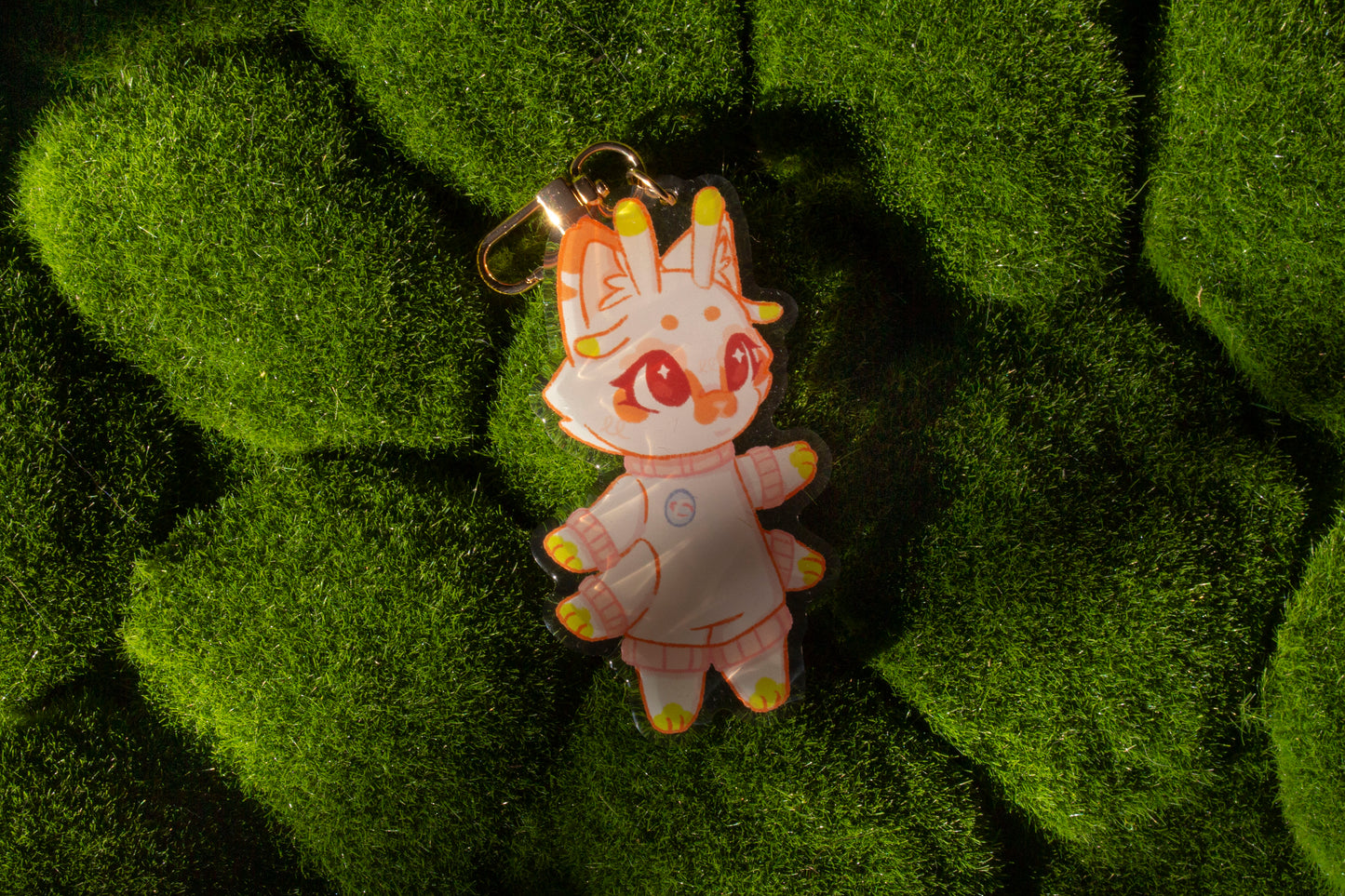 Venus Alien Cat Acrylic Keychain