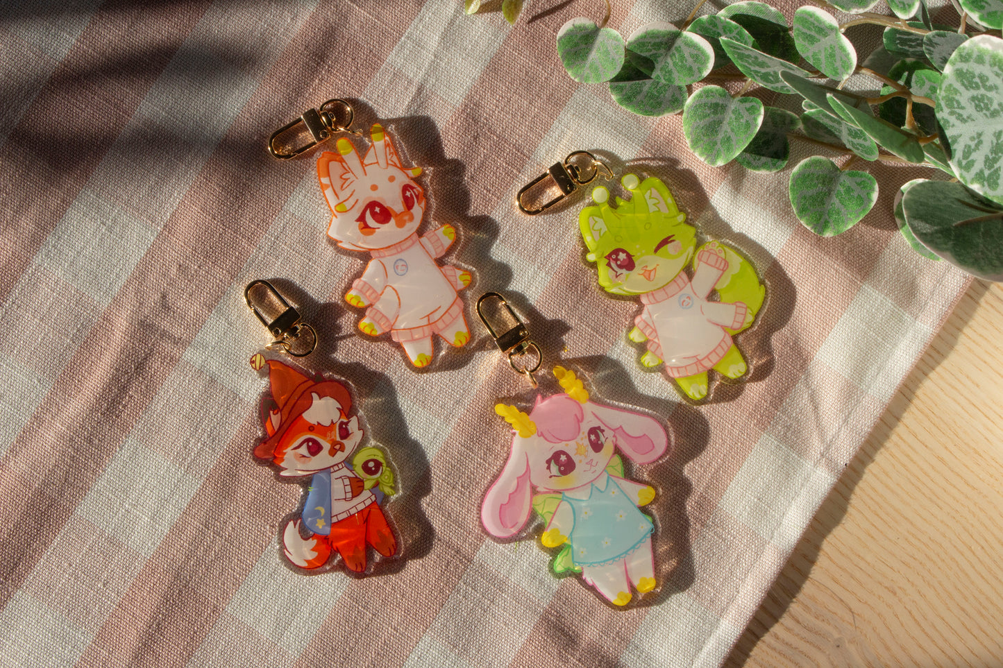 Sybil Fox Acrylic Keychain