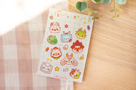 Silly Guys Sticker Sheet