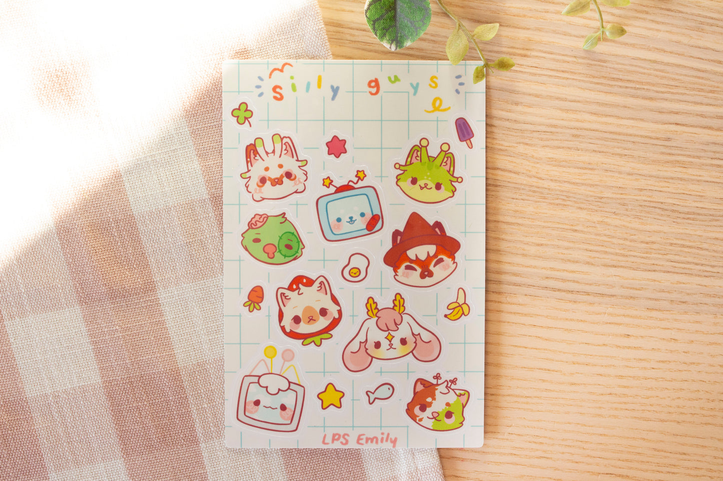 Silly Guys Sticker Sheet