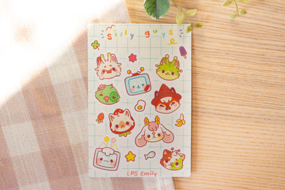 Silly Guys Sticker Sheet