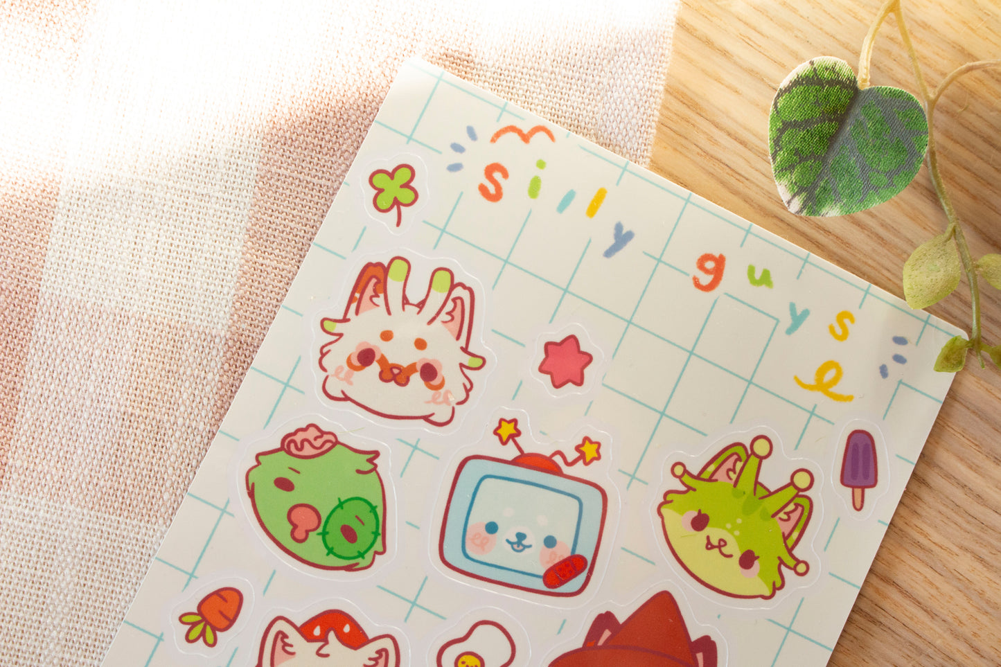 Silly Guys Sticker Sheet