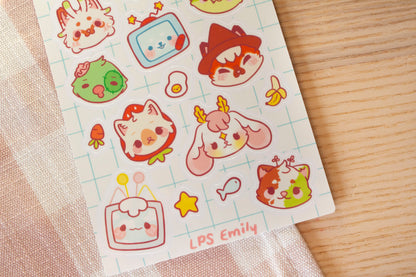 Silly Guys Sticker Sheet