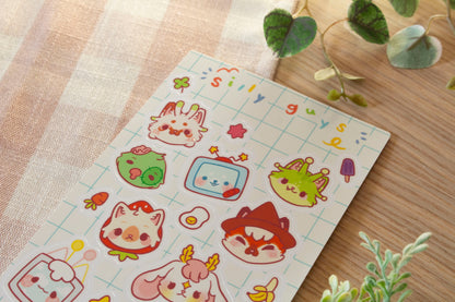 Silly Guys Sticker Sheet