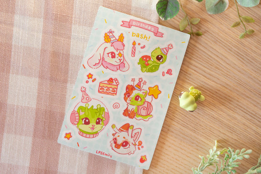 Birthday Bash Sticker Sheet