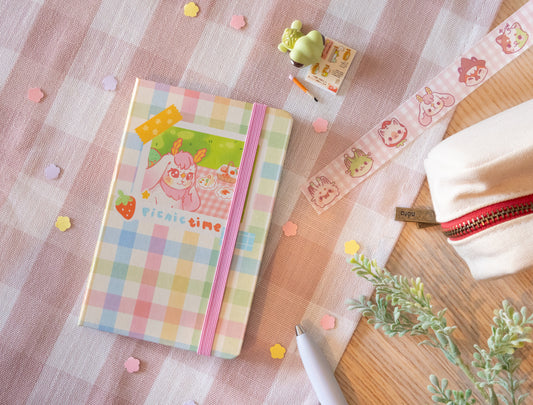 Sweetpea Picnic A6 Sketchbook