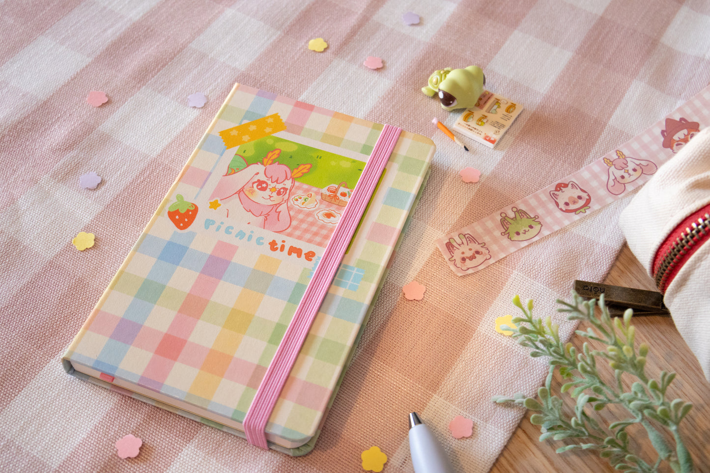 Sweetpea Picnic A6 Sketchbook