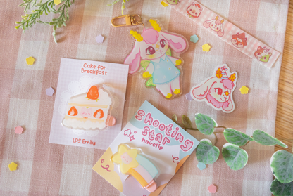 Shooting Star Kitty Clip